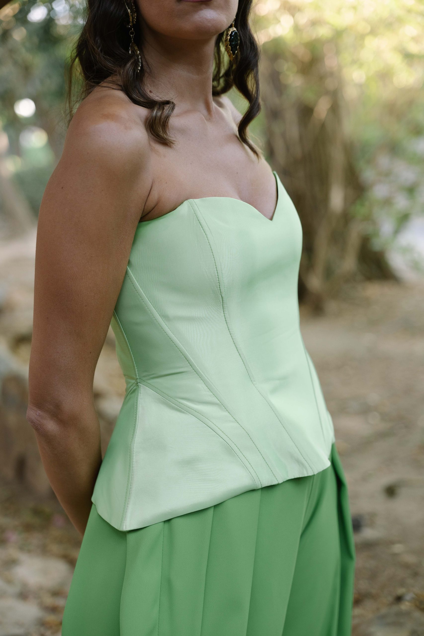 CORSÉ AMAPOLA VERDE - Imagen 2