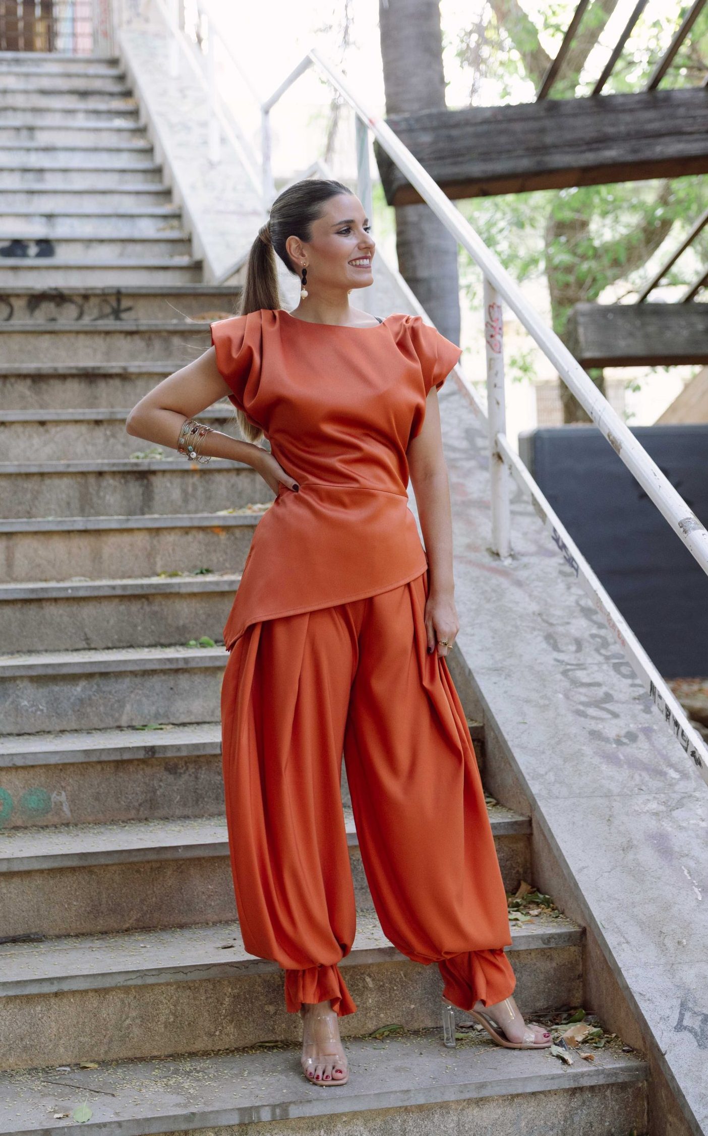 PANTALÓN PETUNIA NARANJA