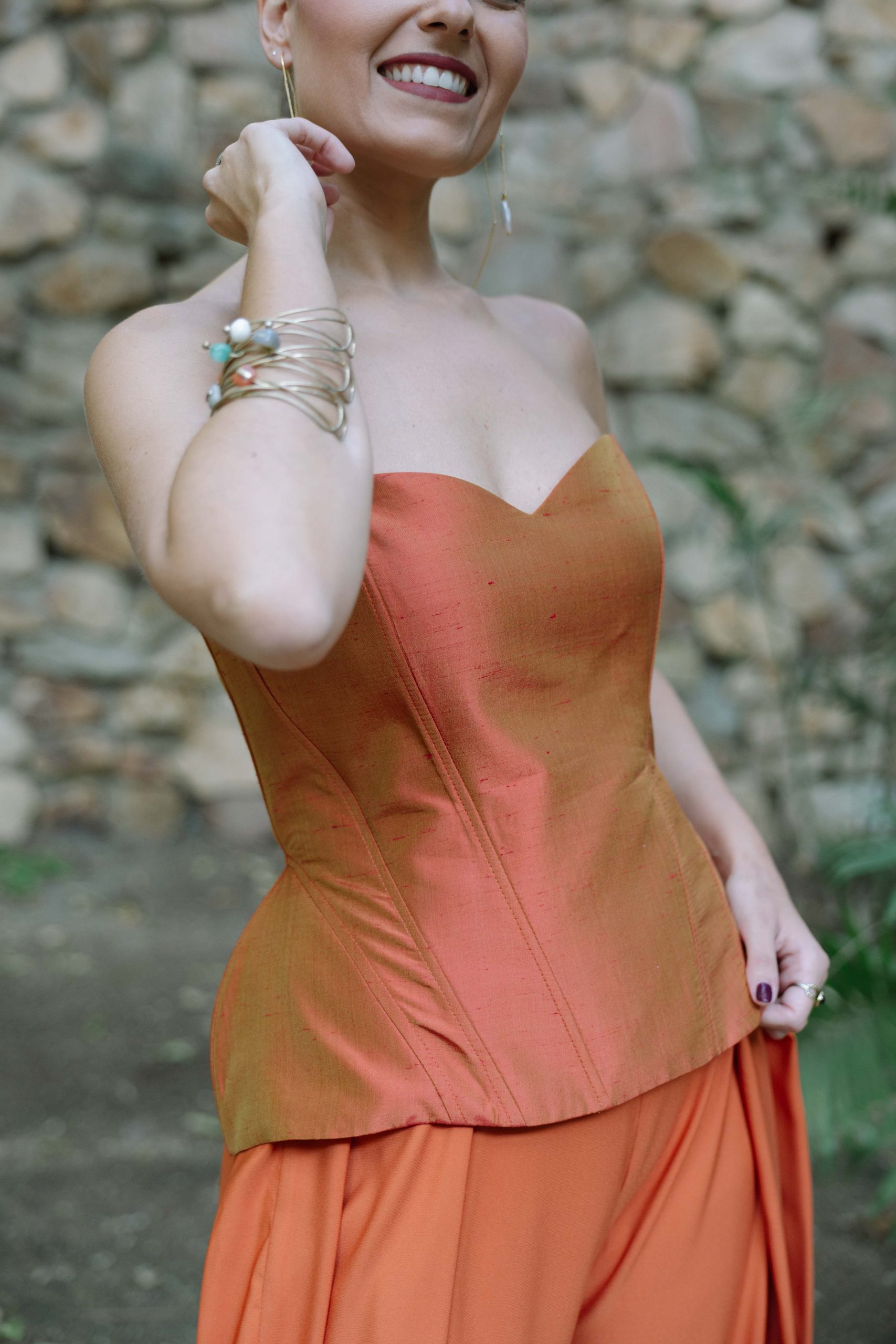 CORSÉ AMAPOLA NARANJA - Imagen 2